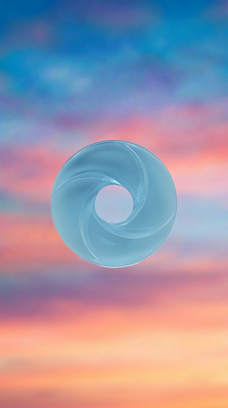 Aqua Blue Transformation Wheel