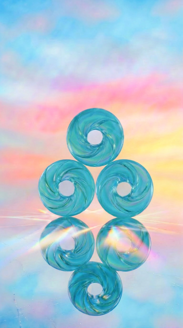 Aqua Blue Progress Wheel